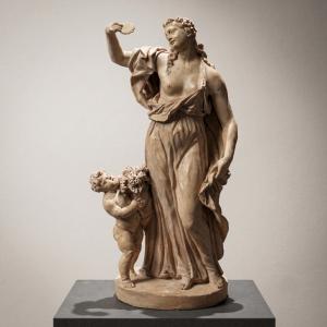 Italienischer Plastiker (18. Jahrhundert) - Allegorie der Eitelkeit. - Foto 5